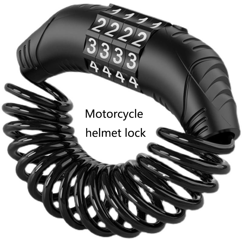 Mountain Biking Helmet - Universal Anti-Theft Password Wire Lock Portable