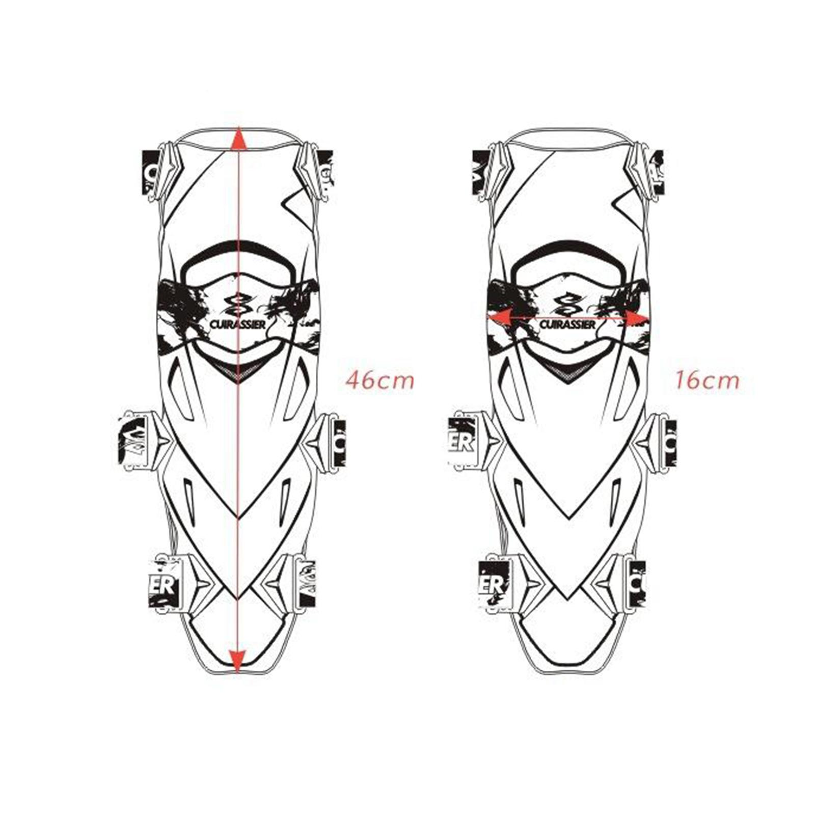 Mountain Biking Knee Pads - PE Plastic Shell Motorcycle Knee Pads