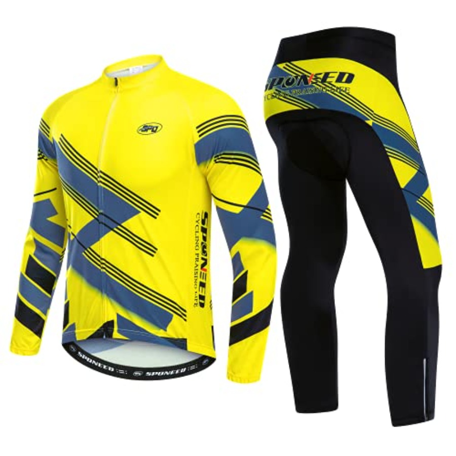 Mountain Biking Shirts - sponeed Cycling Clothes for Men Long