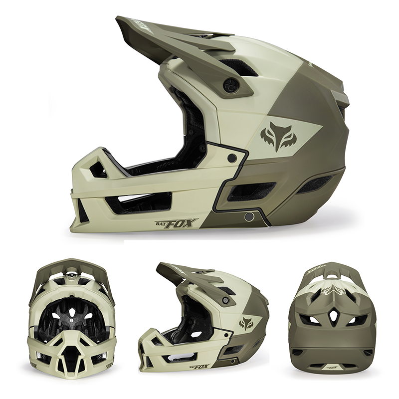 Mountain Biking Helmet Full Face - BATFOX full-face enduro helmet downhill BMX