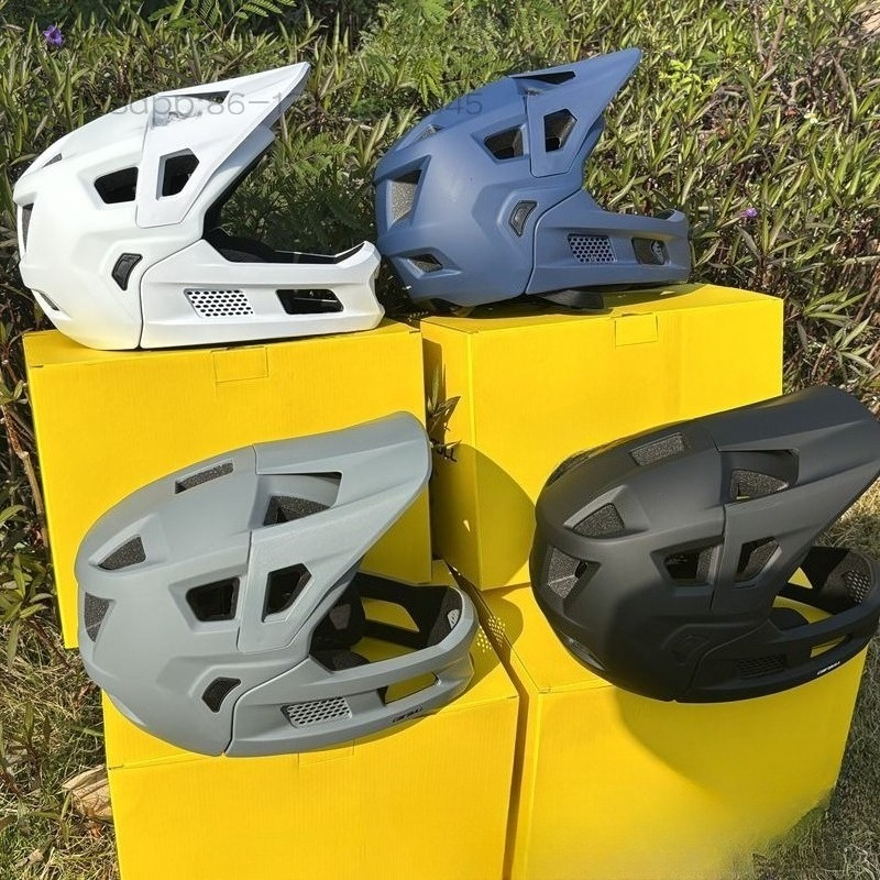 Mountain Biking Helmet - 54-61CM Detachable Mountain Bike DH Downhill