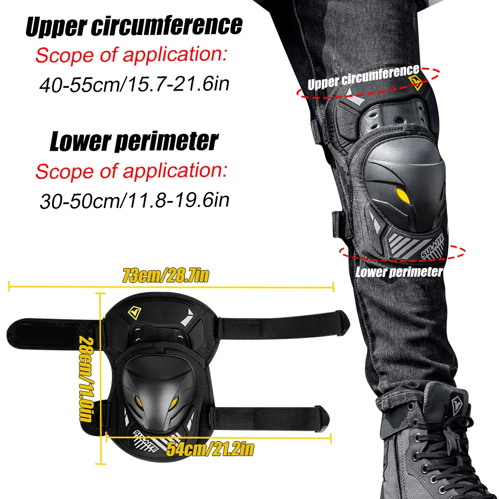 GOMOREON 1Pair Motorcycle Elec - Mountain Biking Knee Pads avis et prix
