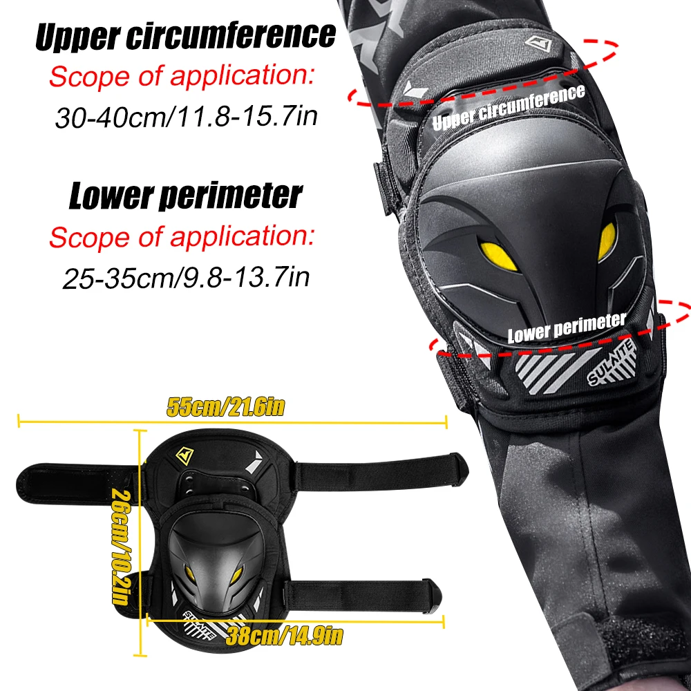 GOMOREON 1Pair Motorcycle Elec - Mountain Biking Knee Pads avis et prix