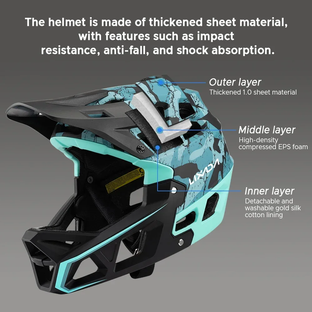 Mountain Bike Safety Cycling G - Mountain Biking Helmet Full Face avis et prix