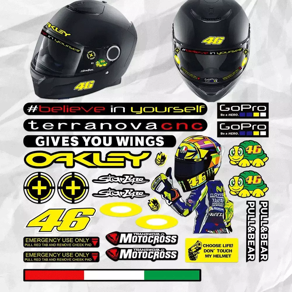Reflective Decor Stickers for  - Mountain Biking Helmet avis et prix