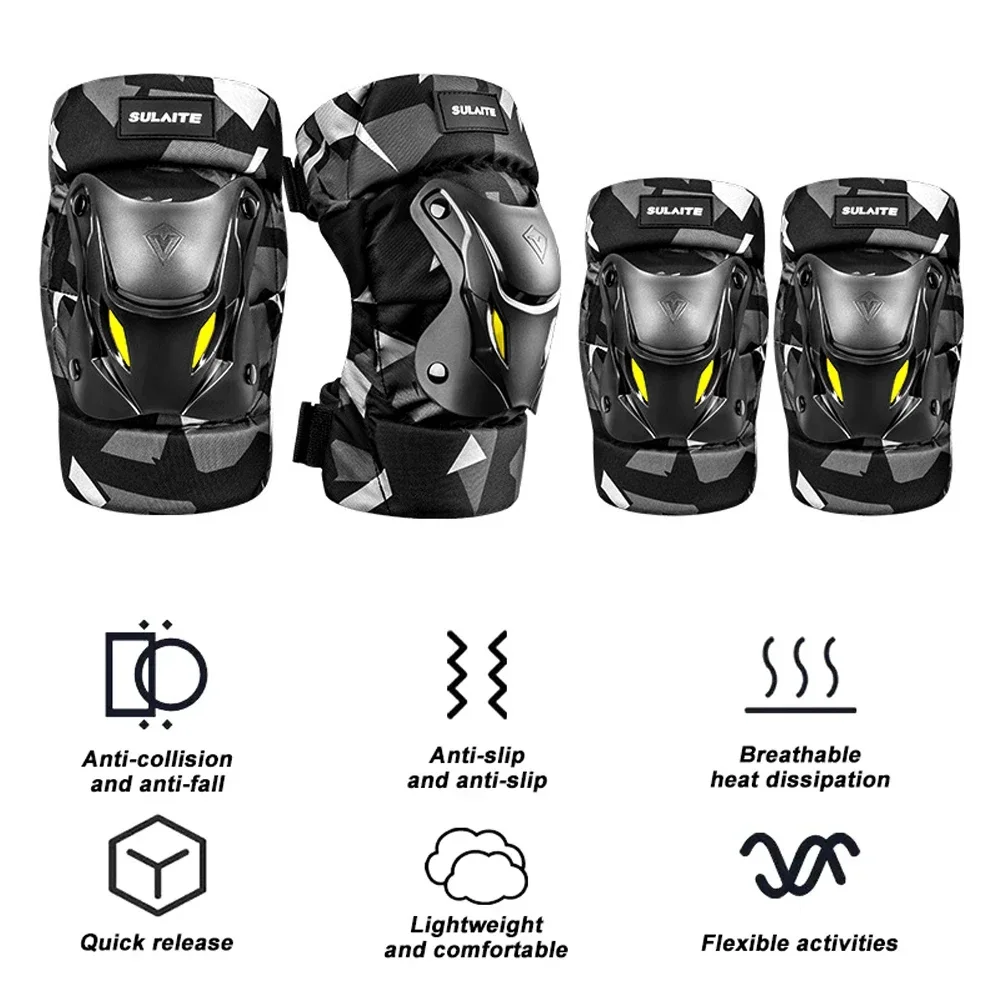 FAATTQQ 1Pair Motorcycle Elect - Mountain Biking Knee Pads avis et prix