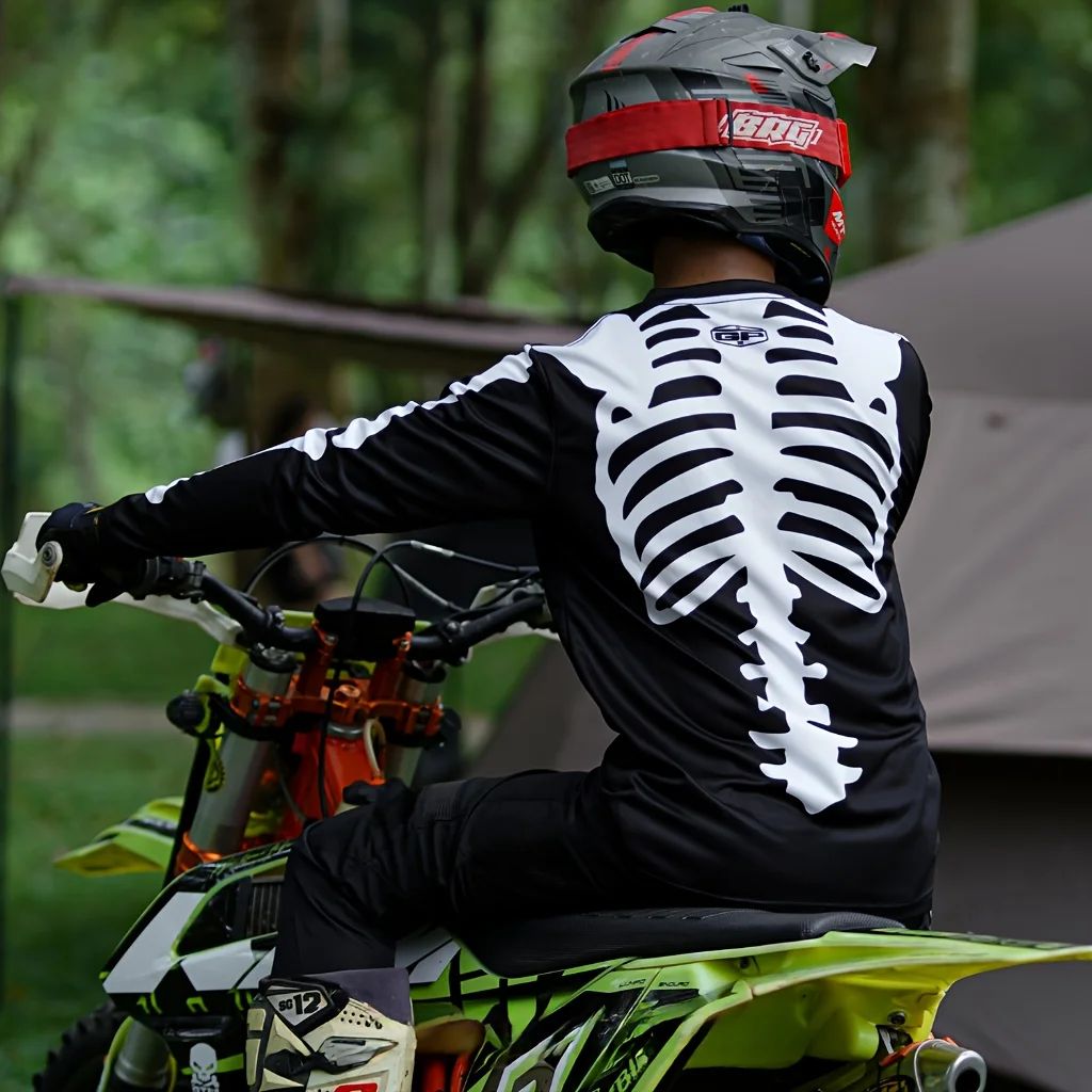 TEENAGERS LONG-SLEEVED T-SHIRT - Mountain Biking Camp avis et prix