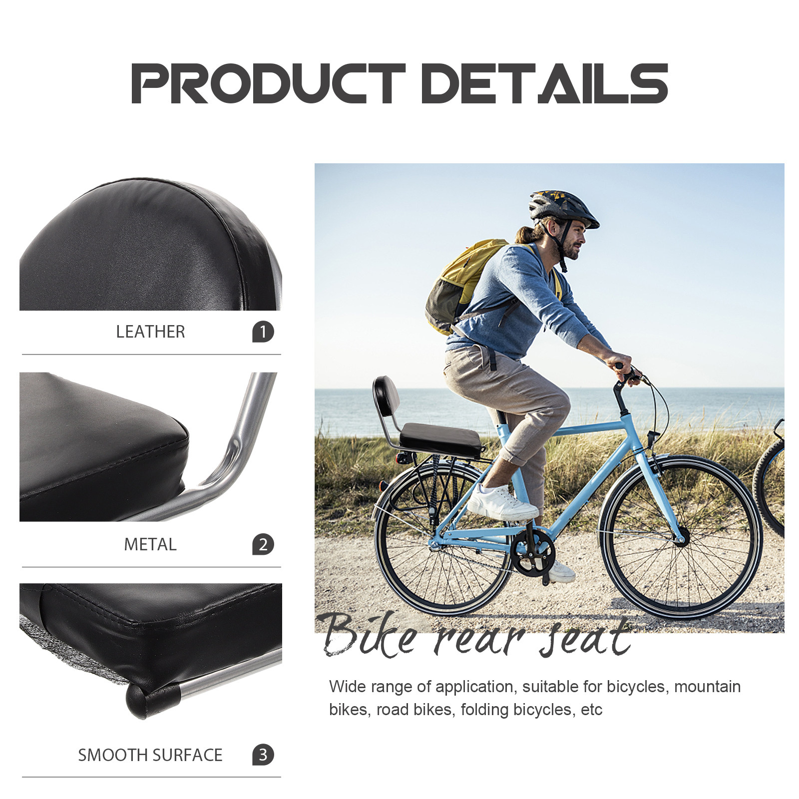 Mountain Bike Rear Seat Cushio - Mountain Biking Pads avis et prix