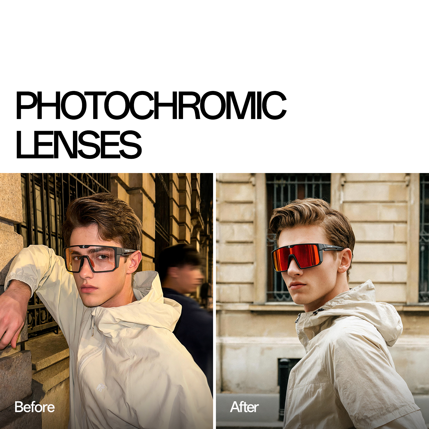KAPVOE UV400 HD Photochromic S - Mountain Biking Camp avis et prix