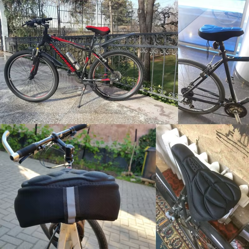Bicycle seat pad, 3D soft ridi - Mountain Biking Pads avis et prix
