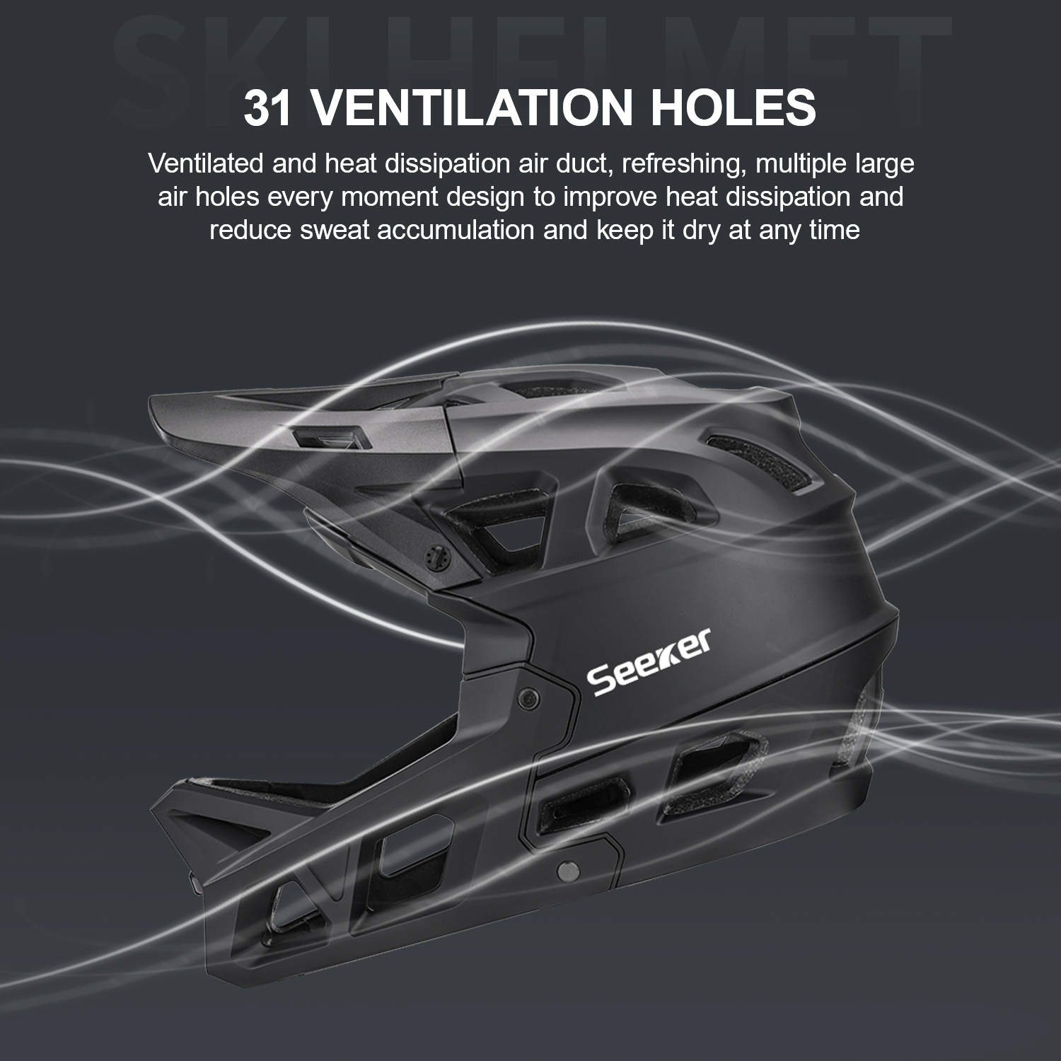 Seeker bicycle off-road full-f - Mountain Biking Helmet Full Face avis et prix