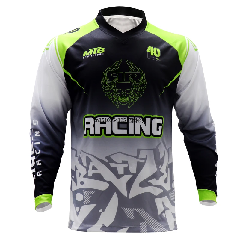 Long Sleeve Quick Dry MTB Jers - Mountain Biking Shirts avis et prix