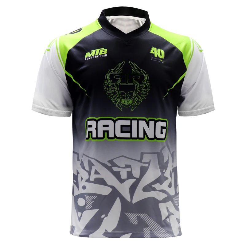 Long Sleeve Quick Dry MTB Jers - Mountain Biking Shirts avis et prix
