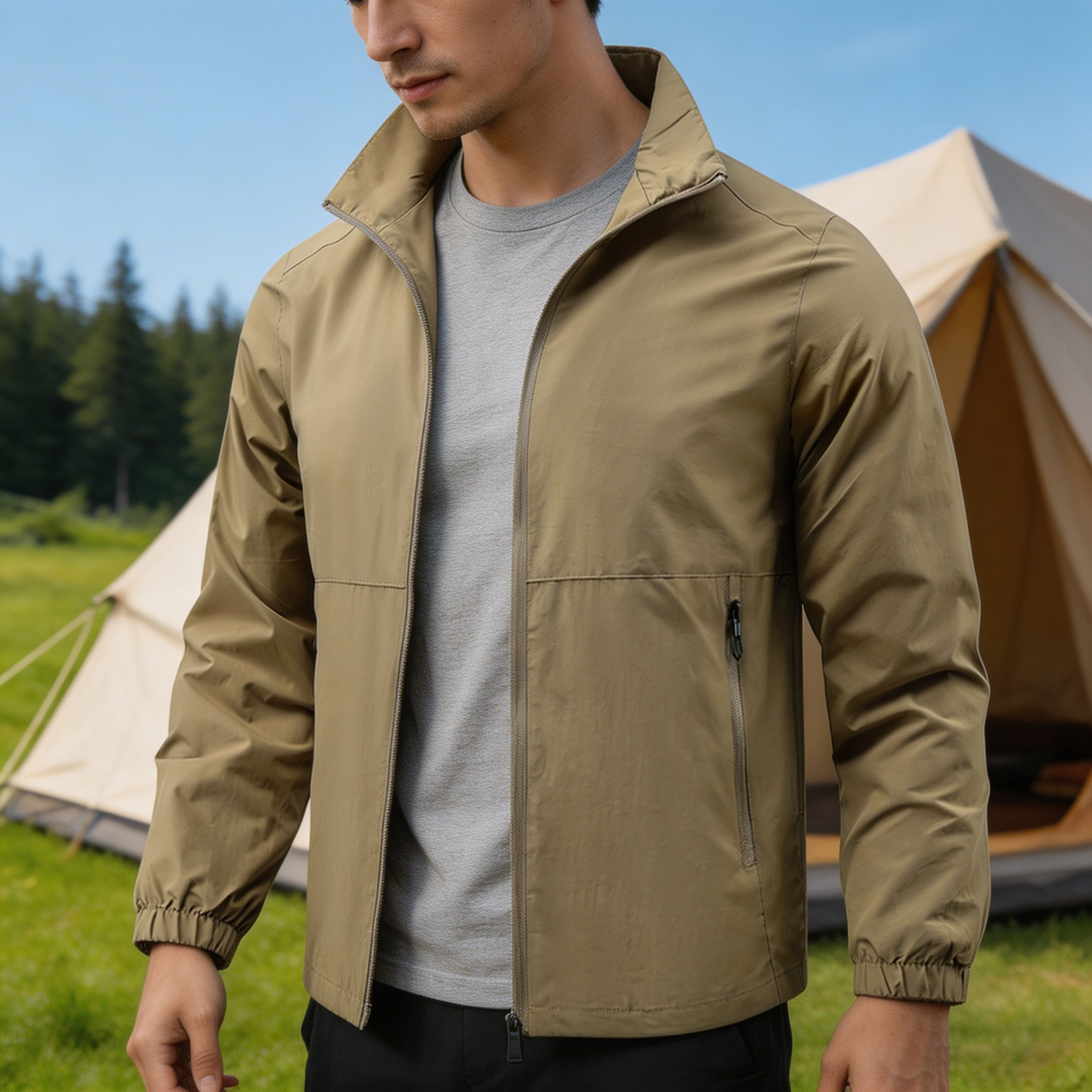 New Jacket Men Outdoor Fishing - Mountain Biking Camp avis et prix
