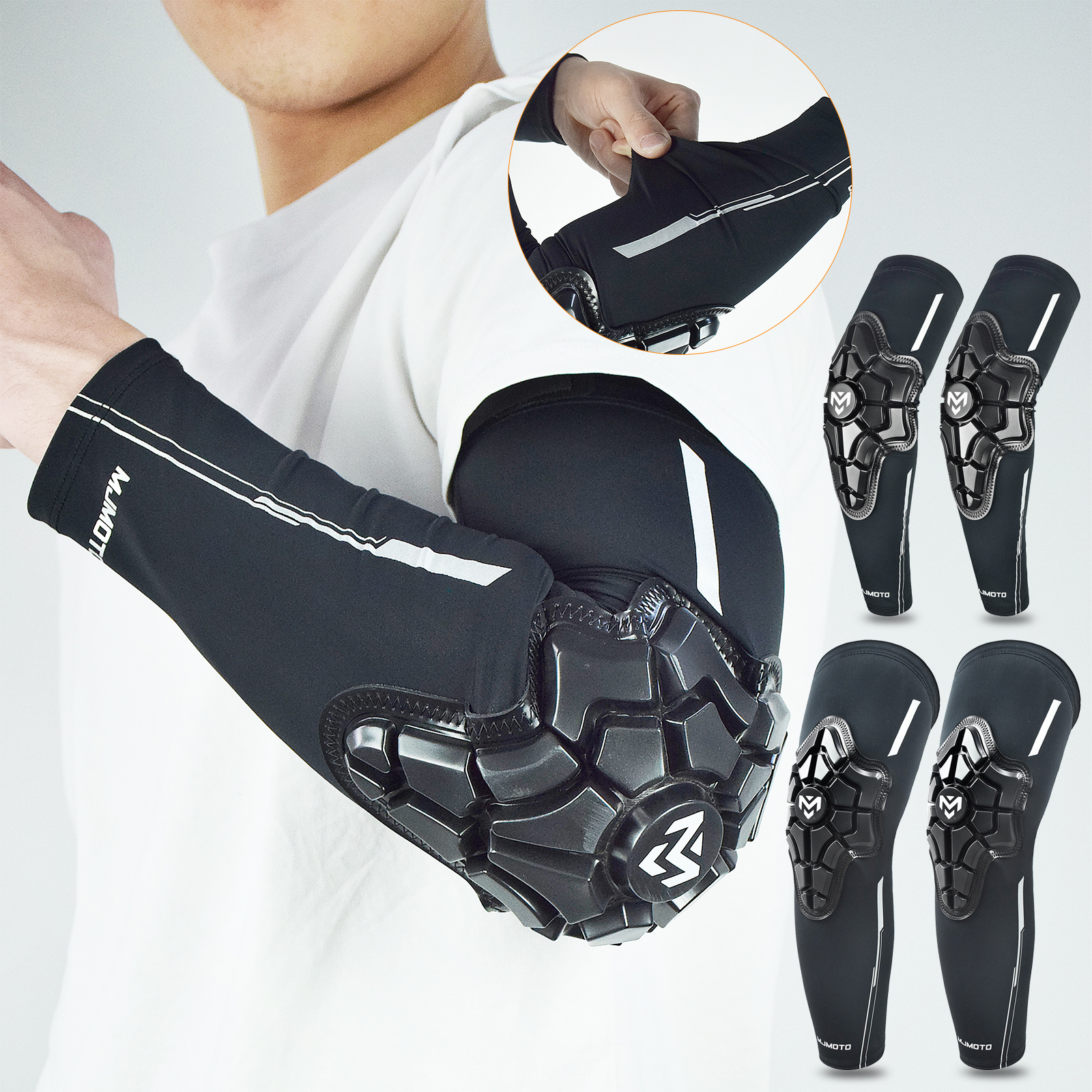 Summer Ice Silk Motocross Elbo - Mountain Biking Knee Pads avis et prix