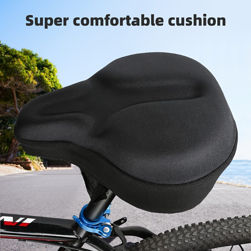 Black Wear Resistant Bike Seat - Mountain Biking Pads avis et prix